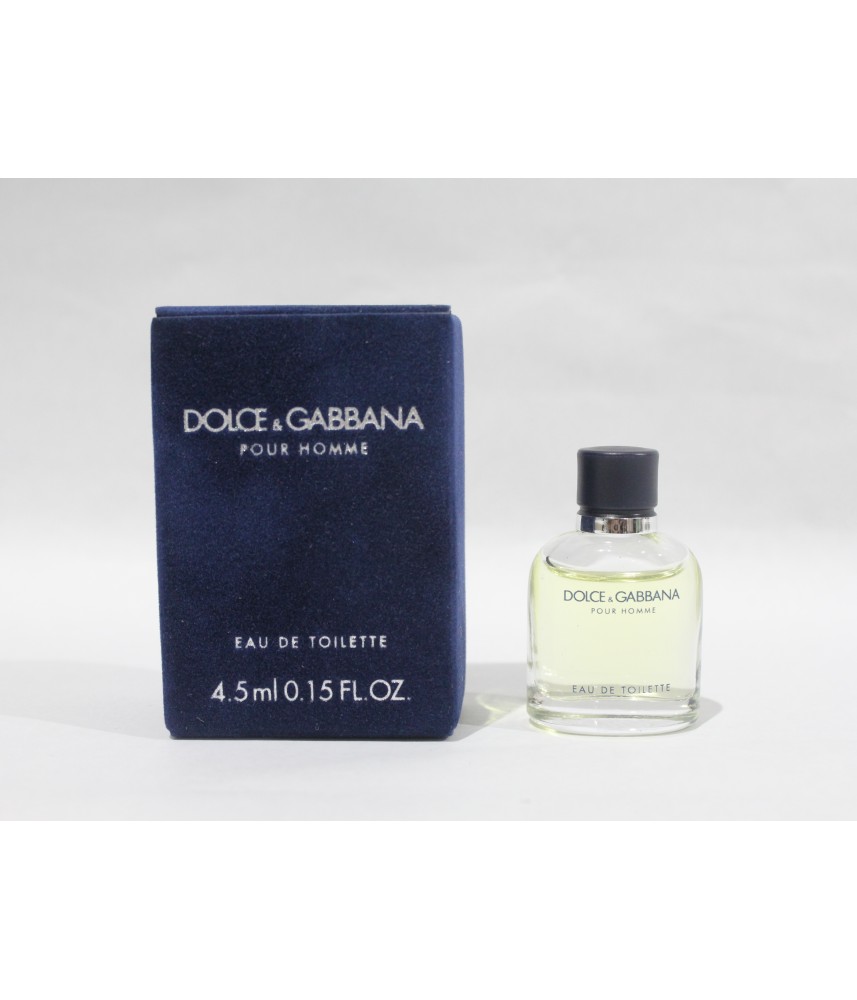Miniature-Dolce & Gabbana Pour Homme For Men Edt 4.5ml Miniature-Dolce & Gabbana Pour Homme For Men Edt 4.5ml