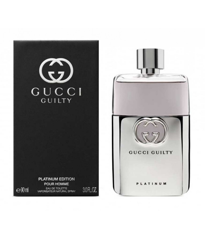 Tester-Gucci Guilty Platinum For Men Edt 90ml Tester-Gucci Guilty Platinum For Men Edt 90ml