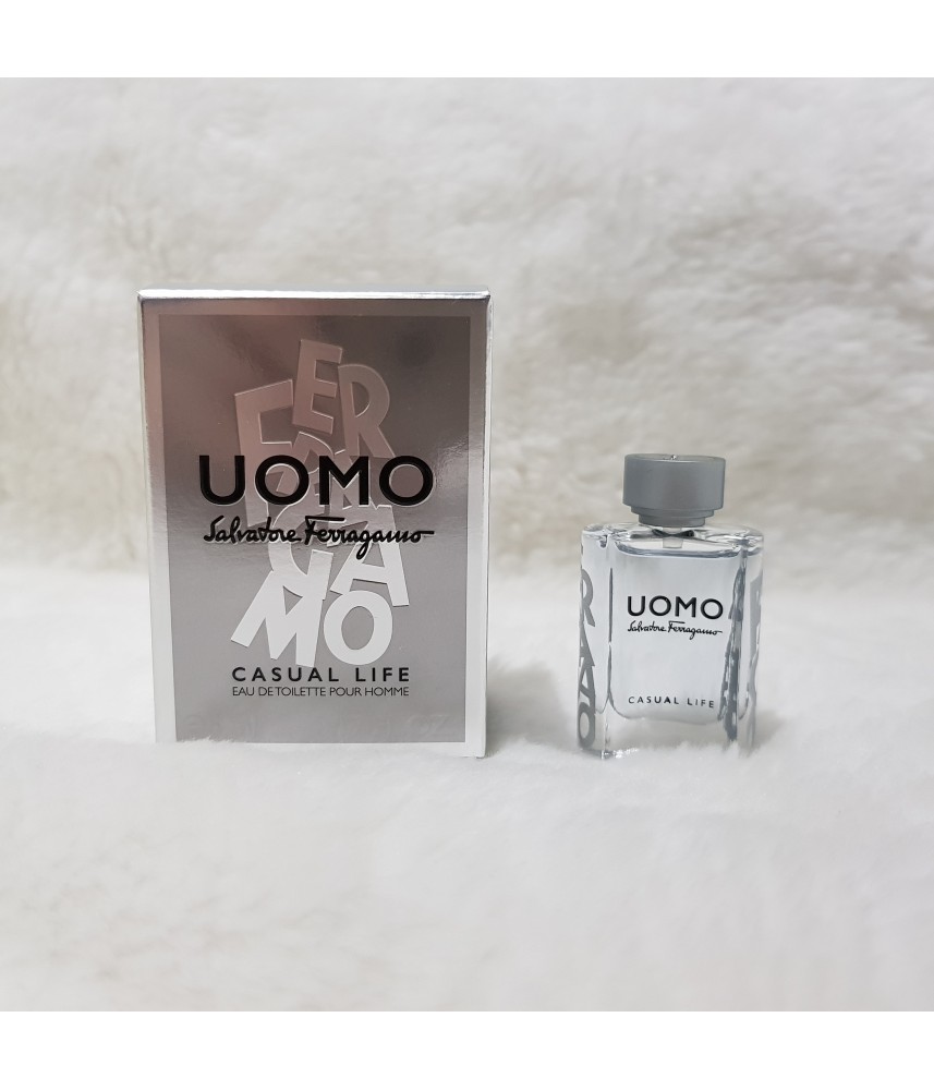 Miniature-Salvatore Ferragamo Uomo Casual Life For Men edt 5ml Miniature-Salvatore Ferragamo Uomo Casual Life For Men edt 5ml