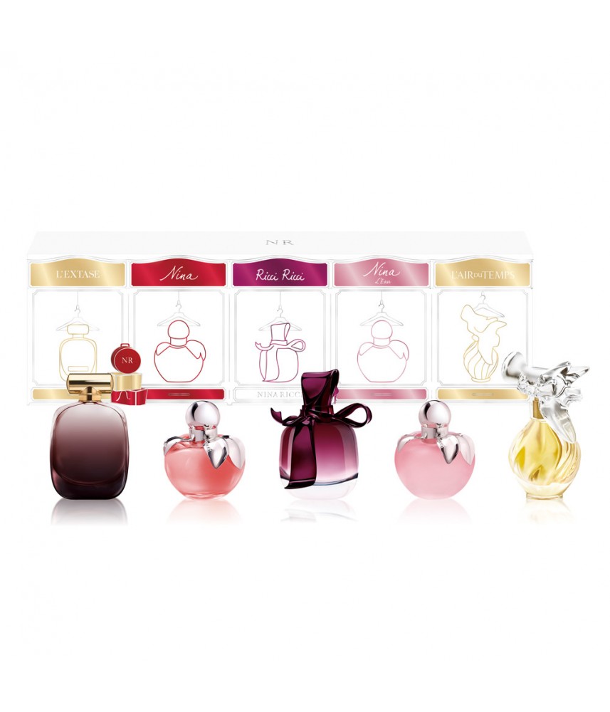 Miniature-Set Nina Ricci Edition For Women 5pcs x 4ml (9085) Miniature-Set Nina Ricci Edition For Women 5pcs x 4ml (9085)