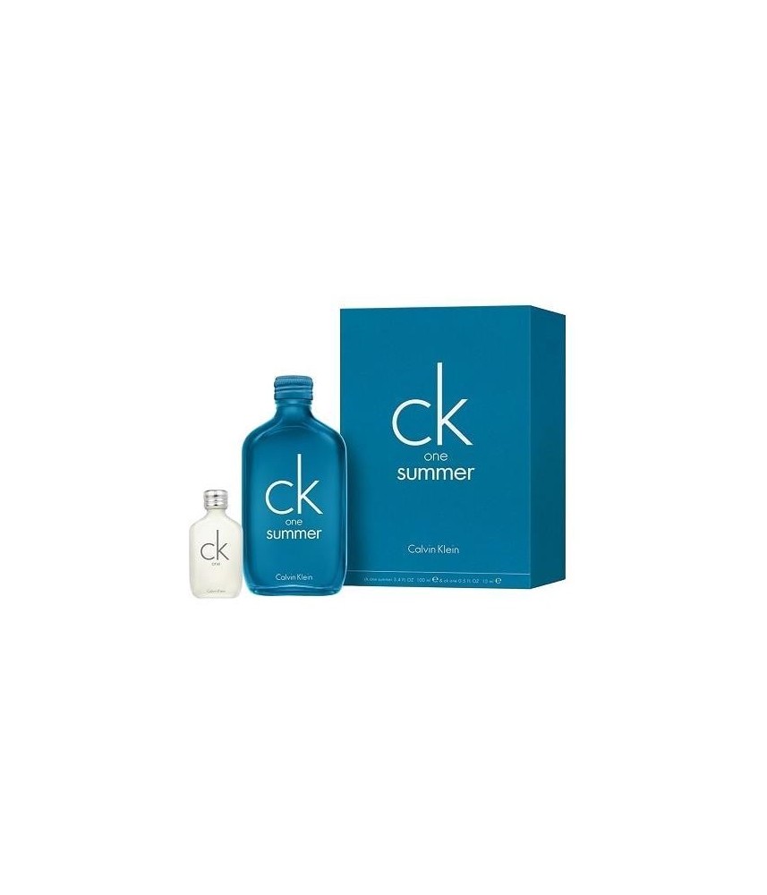 Giftset-Calvin Klein One Summer 2018 For Unisex Edt 100ml + Travel-Size Calvin Klein One For Unisex 15ml Giftset-Calvin Klein One Summer 2018 For Unisex Edt 100ml + Travel-Size Calvin Klein One For Unisex 15ml