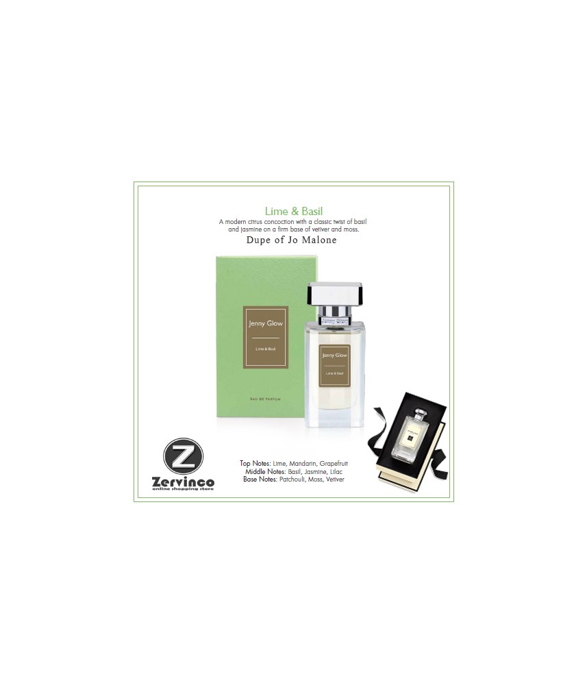 Jenny Glow Lime Basil & Mandarin For Unisex Edp 80ml Jenny Glow Lime Basil & Mandarin For Unisex Edp 80ml