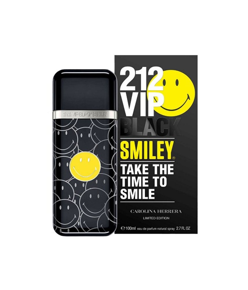 Carolina Herrera VIP Black Smiley For Men EDP - Limited Edition Carolina Herrera VIP Black Smiley For Men EDP - Limited Edition