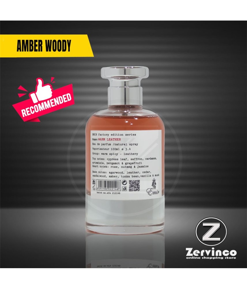 Emir Factory Edition Warm Leather For Unisex EDP 100ml Emir Factory Edition Warm Leather For Unisex EDP 100ml