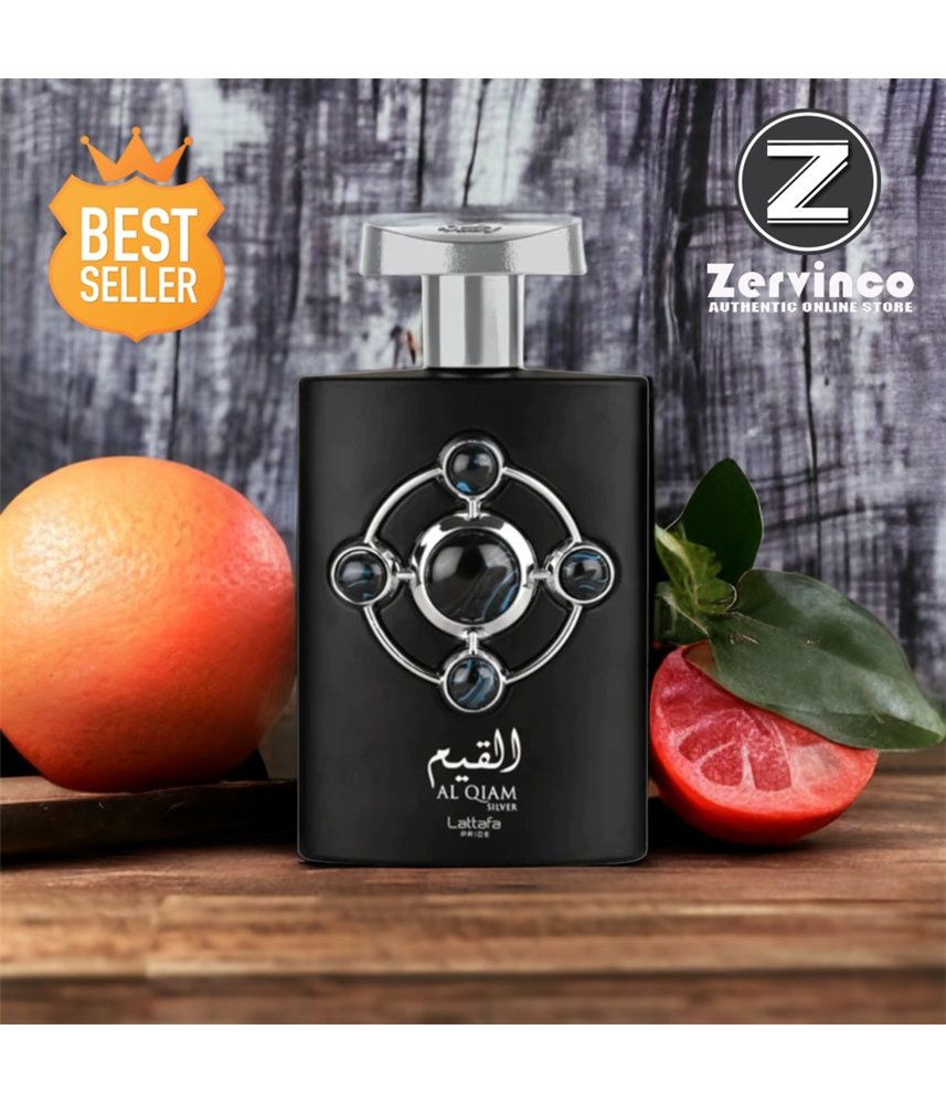 Lattafa Al Qiam Silver For Unisex EDP 100ml Lattafa Al Qiam Silver For Unisex EDP 100ml